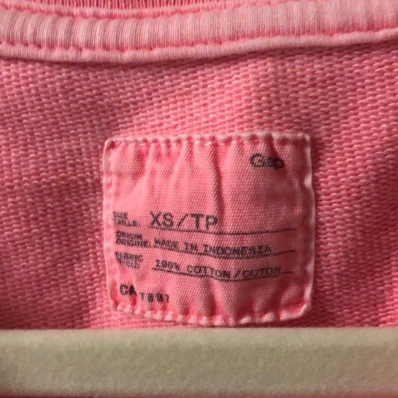 Gap Bright Pink Thin Sweatshirt - Picture 4 of 6